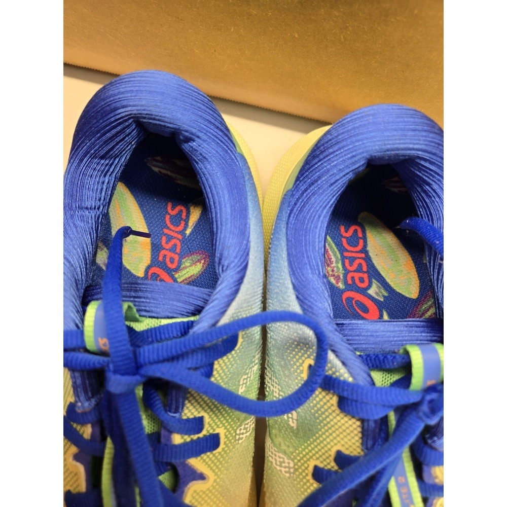 ASICS Gel-Nimbus Lite 2 Men's Size 10 Running Shoes Green Blue Orange 1011B272 - Picture 5 of 10